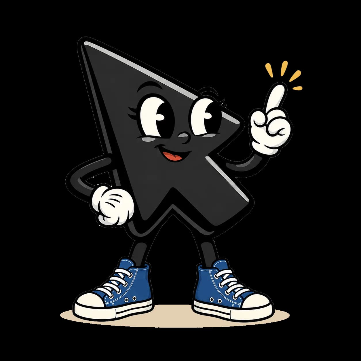 Cris the Cursor, the Digital Squad lead mascot